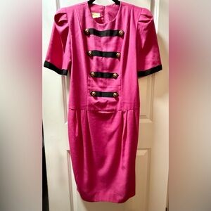 David Warren Vintage Pink Dress size 8